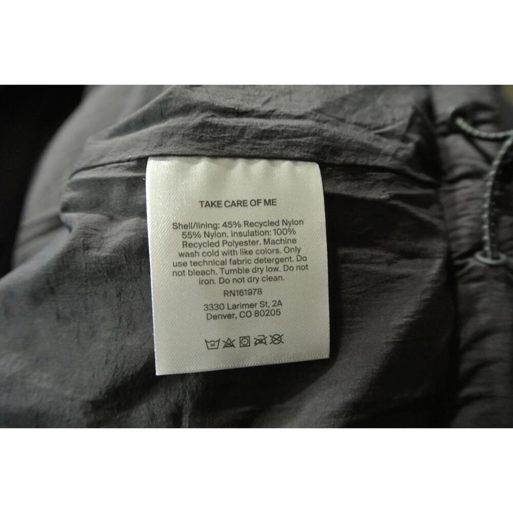 NEW, Halfdays NELLIE PACKABLE PUFFER JACKET in black sz M #SJ2189 - Picture 14 of 15